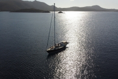 Een baai te ver ankeren op Sardinië